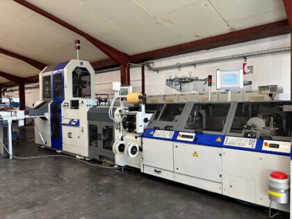 BF 527 casing-in line with stacker